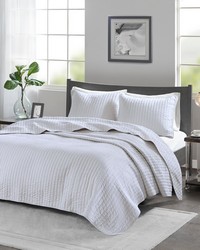Keaton White 2 Piece Quilt Set Twin by   