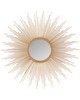 Olliix Fiore Sunburst Wall Decor Mirror 29.5inD Gold