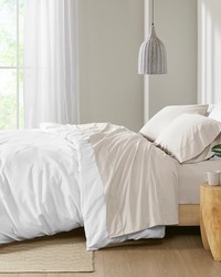 Peached Percale Ivory Twin by   