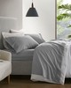 Olliix Linen Blend 4PC Sheet Set Gray