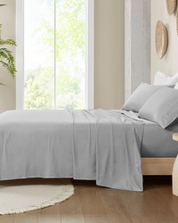 300 Thread Count Organic Cotton Grey Queen by   