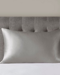 Silk Grey 100% Mulberry Single Pillowcase by   