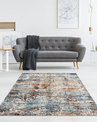 Newport Multi Abstract Area Rug by   