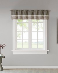 Amherst Polyoni Pintuck Window Valance 50x18