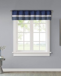 Amherst Polyoni Pintuck Window Valance 50x18