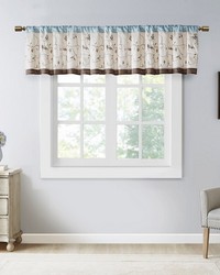 Serene Embroidered Window Valance 50x18