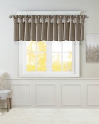 Emilia Lightweight Faux Silk Valance With Beads 50x26
