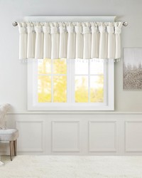 Emilia Lightweight Faux Silk Valance With Beads 50x26