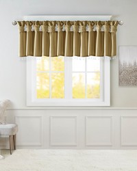 Emilia Lightweight Faux Silk Valance With Beads 50x26