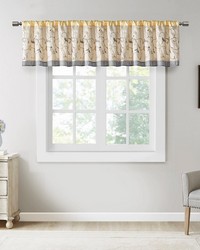 Serene Embroidered Window Valance 50x18