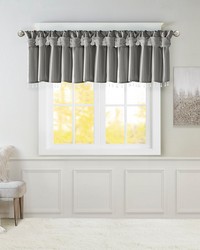Emilia Lightweight Faux Silk Valance With Beads 50x26