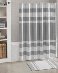 Spa Cotton Grey Reversible Bath Rug by  Swavelle-Millcreek 