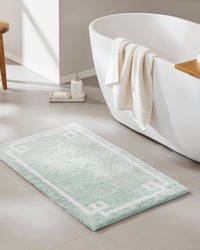 Evan Seafoam Cotton Tufted Bath Rug 20x30 by  Swavelle-Millcreek 