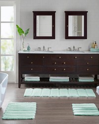 Tufted Pearl Channel Seafoam Rug by   