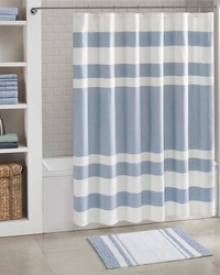 Spa Cotton Reversible Blue Reversible Bath Rug by  Swavelle-Millcreek 