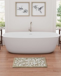 Serene Taupe Cotton Tufted Bath Rug by  Swavelle-Millcreek 