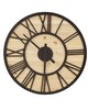 Olliix Mason 23.6in Wood Wall Clock Natural/Black