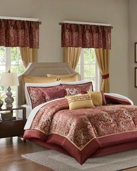 Brystol Red 24 Piece Room in a Bag King by   