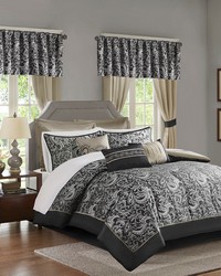 Brystol Black 24 Piece Room in a Bag King by   