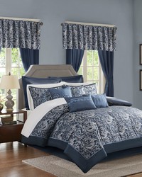 Brystol Navy 24 Piece Room in a Bag King by   