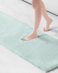 Marshmallow Seafoam Bath Rug by  Swavelle-Millcreek 