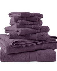Bath Towel Set Purple by   
