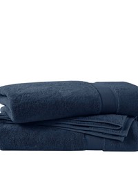 Bath Towel Set Slate Blue by   