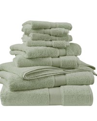 Bath Towel Set Sage Green by   