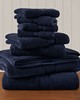 Olliix Ultra-Soft 100% Cotton Absorbent Towel Set Dark Navy