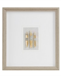 N/A Off-White Off-White Natural Agate Double Mat Shadow Box Wall Decor by   