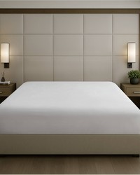 Percale Weave Bright White Full by   