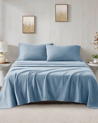 Micro Fleece Blue Twin by   