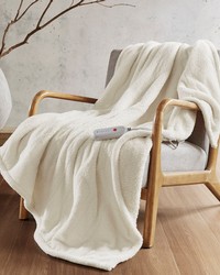 Amira Ivory Dream Soft Heated Throw Amira Ivory Dream Soft Heated Throw by