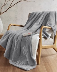 Amira Grey Dream Soft Heated Throw Amira Grey Dream Soft Heated Throw by