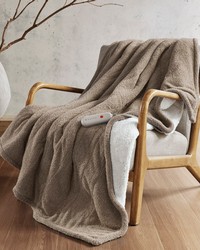 Amira Brown Dream Soft Heated Throw Amira Brown Dream Soft Heated Throw by