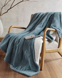 Amira Blue Dream Soft Heated Throw Amira Blue Dream Soft Heated Throw by
