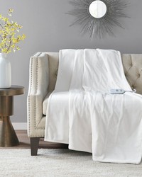 Plush Heated Ivory Throw Plush Heated Ivory Throw by