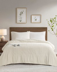 Corded Plush Heated Blanket Ivory Twin Corded Plush Heated Blanket Ivory Twin by