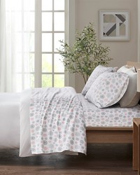 Cozy Flannel Pink/Grey Snowflakes Full by   