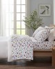 Olliix Cozy Cotton Flannel White Village Print