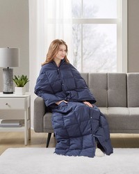 Hadly Indigo Wearable Multipurpose Throw by   