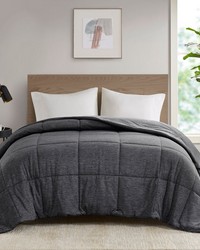 Comfort Cool Jersey Knit Black Full Queen by   