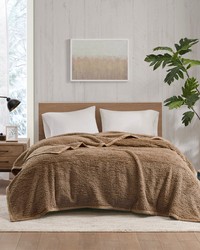 Burlington Brown Berber Blanket by   