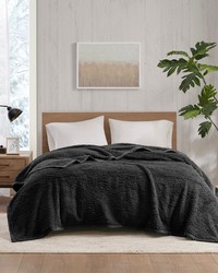 Burlington Black Berber Blanket by   