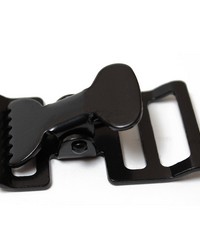 1in Steel Web Buckle Black by   
