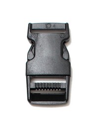 1in Side Release Buckle Black by   