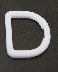 1in D Ring White by   