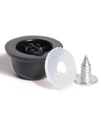 No4 Luggage Stud 3 parts Blk by  Abbeyshea Fabrics 