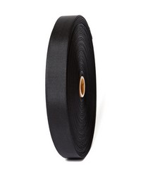1in Grosgrain Nylon Binding Black 100yd Roll by   