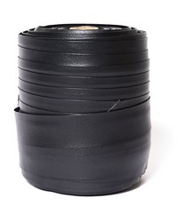 One Edge Turned Binding Black Crush by   